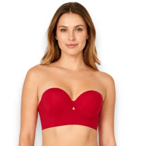 Alternative view of Bra Strapless Espalda Ancha Con Realce Colombiano Haby 11404