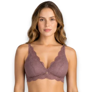 Bralette Triangular Encaje Sin Varilla 12154 Haby
