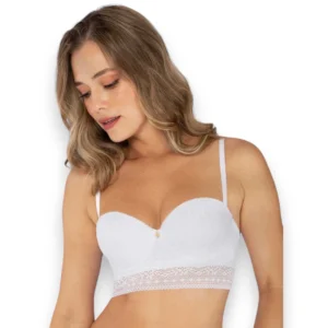 Bra Strapless Con Realce Espalda Ancha Haby 12252 colombiano