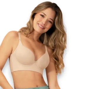 Bra Escote Con Realce Y Espalda Ancha Haby 12257 Tallas Plus