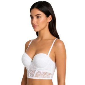 Alternative view of Brasier Bustier Corset Strapless Sensual Encaje Haby 12303
