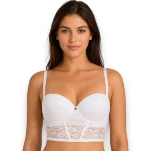 Brasier Bustier Corset Strapless Sensual Encaje Haby 12303