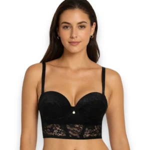 Alternative view of Brasier Bustier Corset Strapless Sensual Encaje Haby 12303