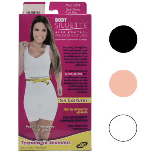Faja Body Bóxer C/Top Tirantes Anchos 2034 Body Siluette