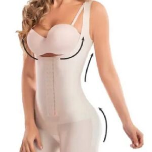 Faja Body Sin Costuras Con Broches Espalda Alta Romanza 2100