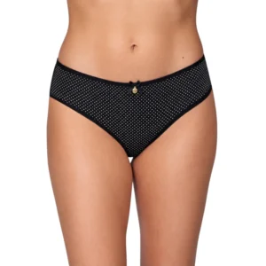 Panty Cachetero De Puntos Con Encaje Colombiano Haby 21325