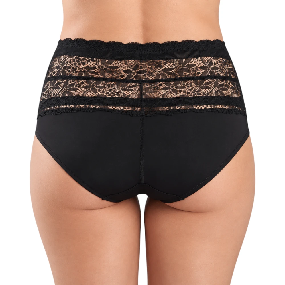 Panty Alto Sexy Encaje Lencería Colombiana Haby 22122 - Image 4