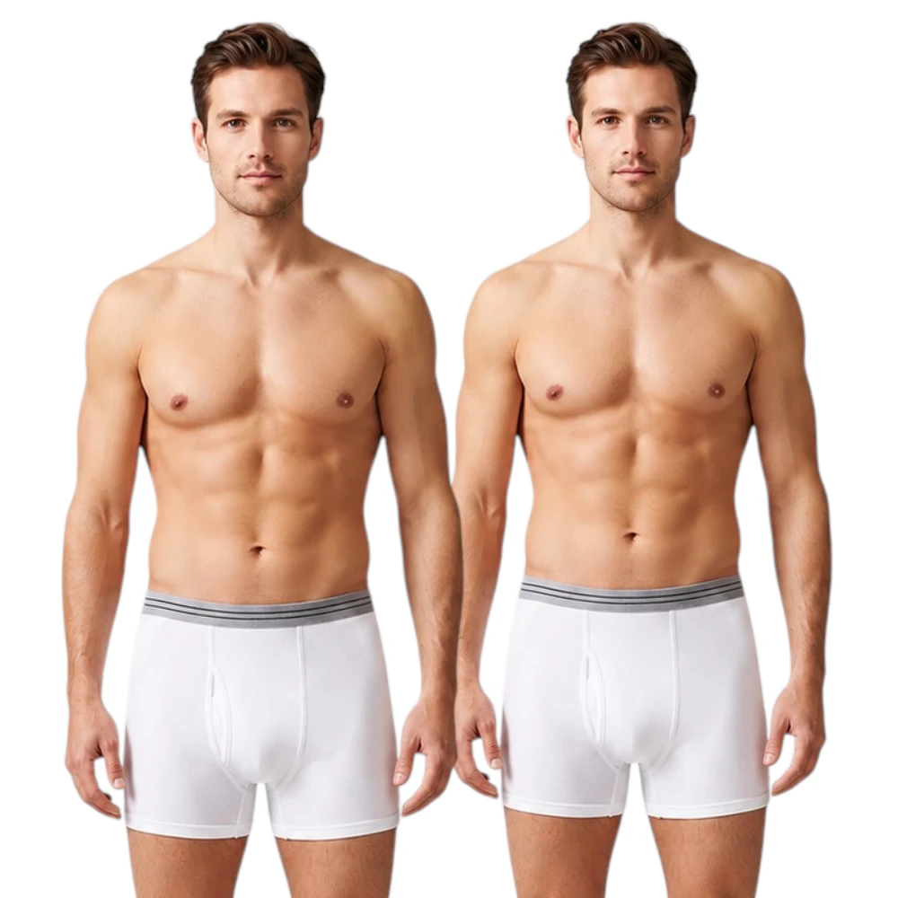 Bóxer Medio Algodón Paquete 2 Piezas Caballero Rinbros 2302