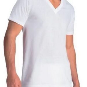 Camiseta Manga Corta Cuello V Algodón 3pz Hombre 3026 Rinbros