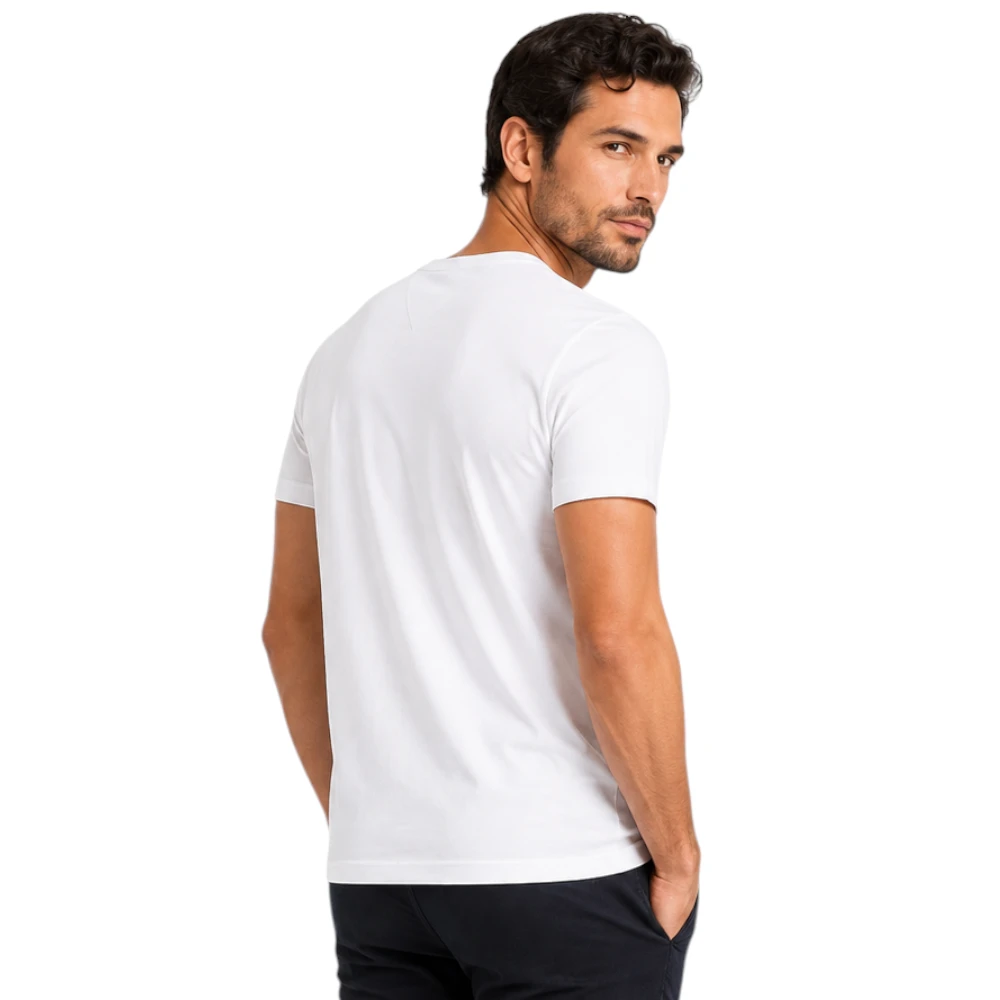 Camiseta Manga Corta Cuello V Algodón 3pz Hombre Rinbros 3026 - Image 4