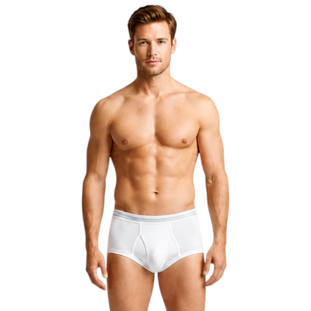 Trusa Algodón Bragueta Hombre Caballero Pack 3 Rinbros 3219