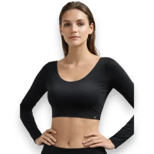 Crop Top De Baño Traje Manga Larga Colombiano Haby 32264