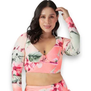 Alternative view of Crop Top De Baño Traje Manga Larga Colombiano Haby 32322