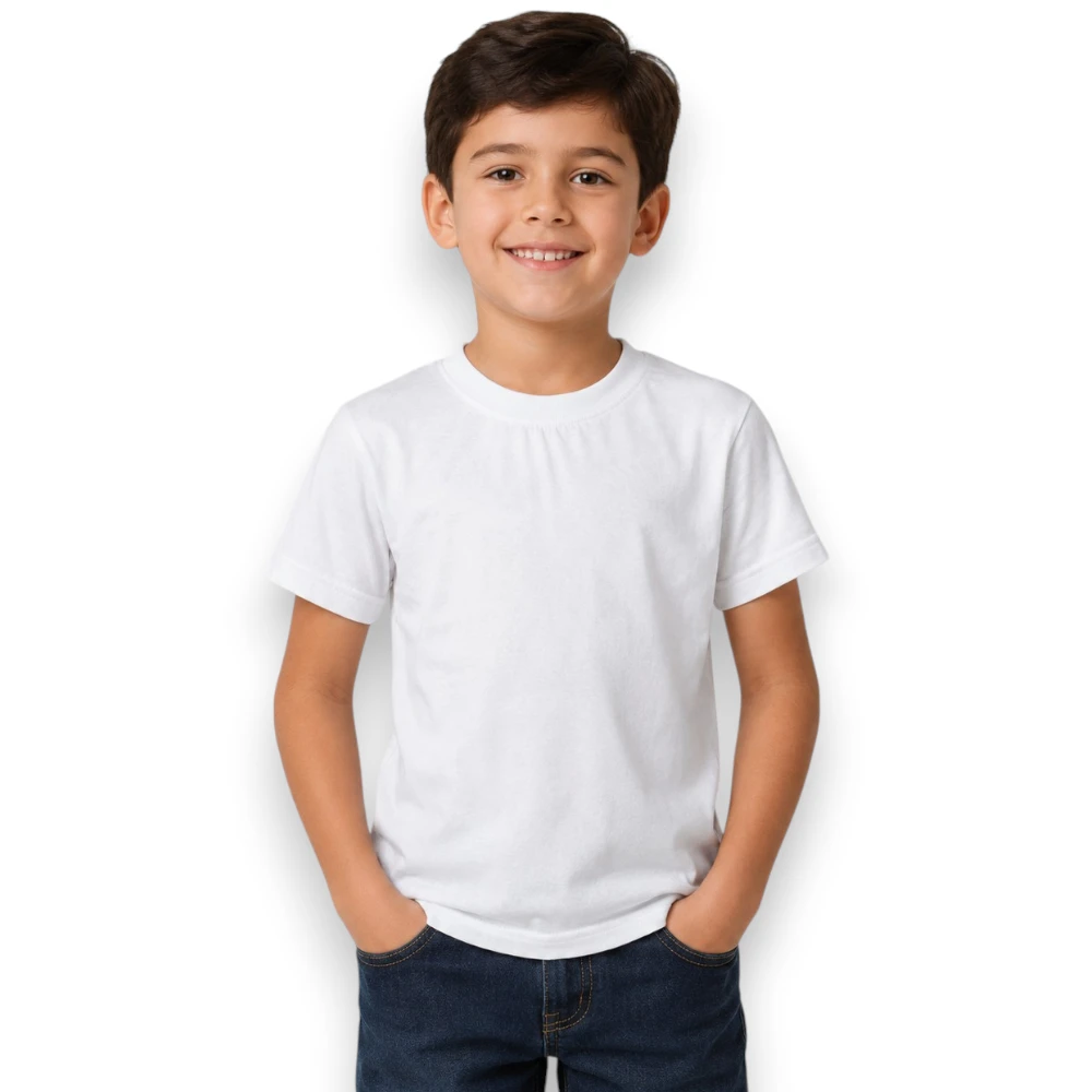 Playera Interior Niño Cuello Redondo Algodón 3pzas Rinbros 3428