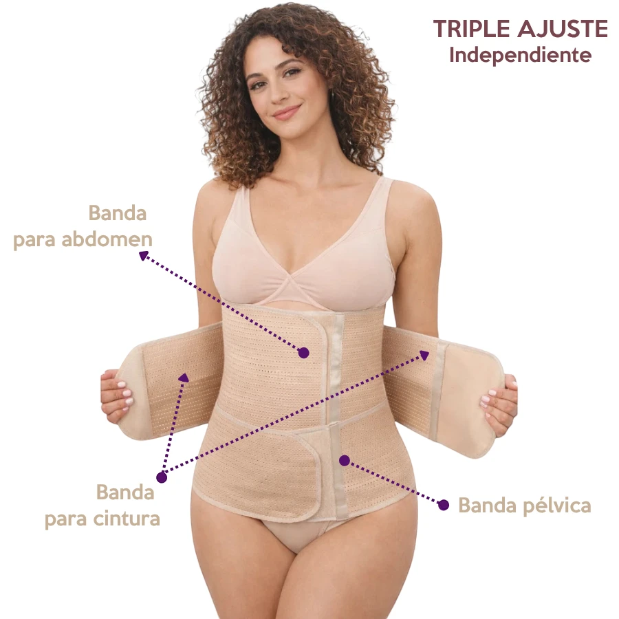 Faja Postparto Postquirúrgica Triple Ajuste New Look 578 - Image 6