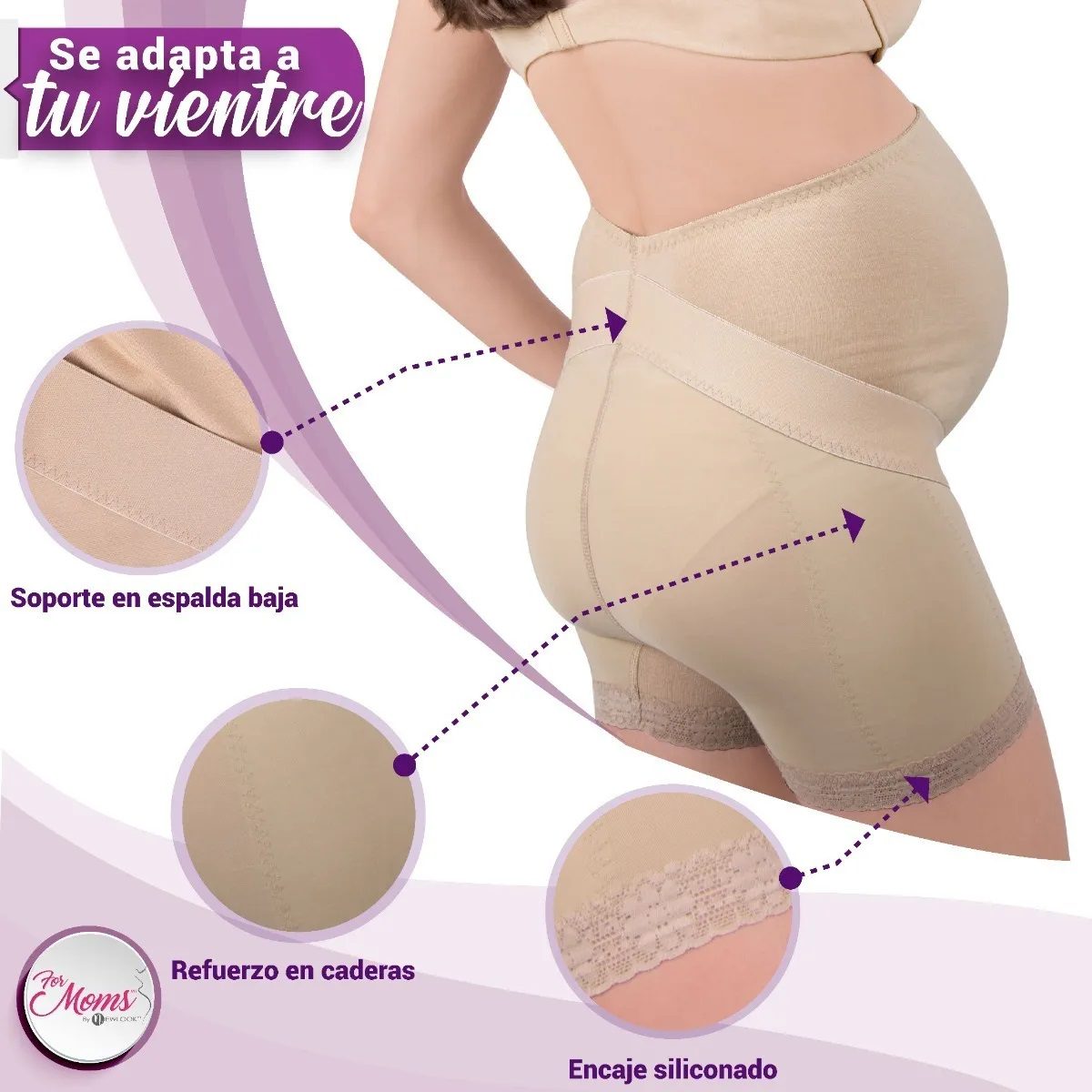 Panty Faja Bóxer Maternal Ajustable Embarazada New Look 583 - Image 5