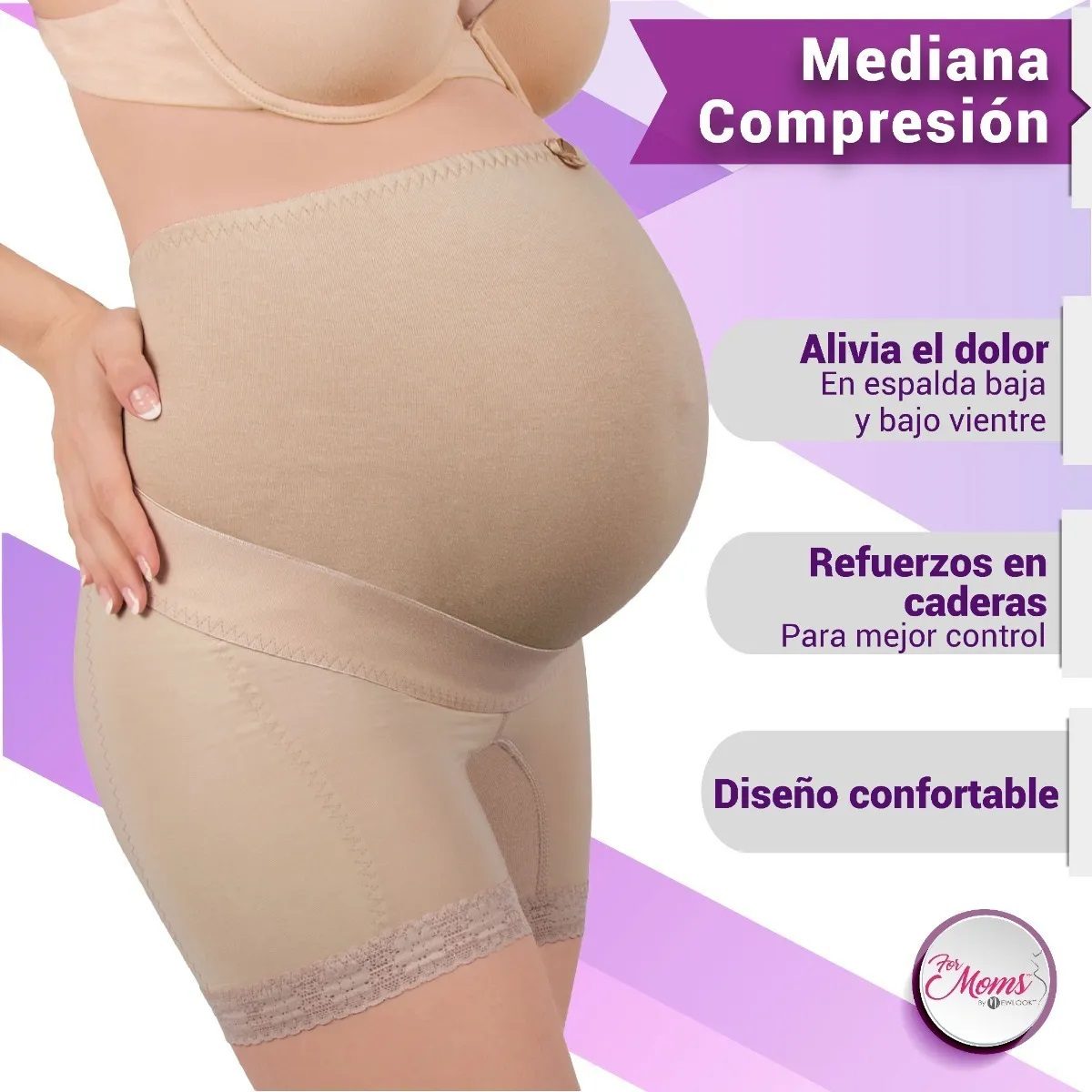 Panty Faja Bóxer Maternal Ajustable Embarazada New Look 583 - Image 6