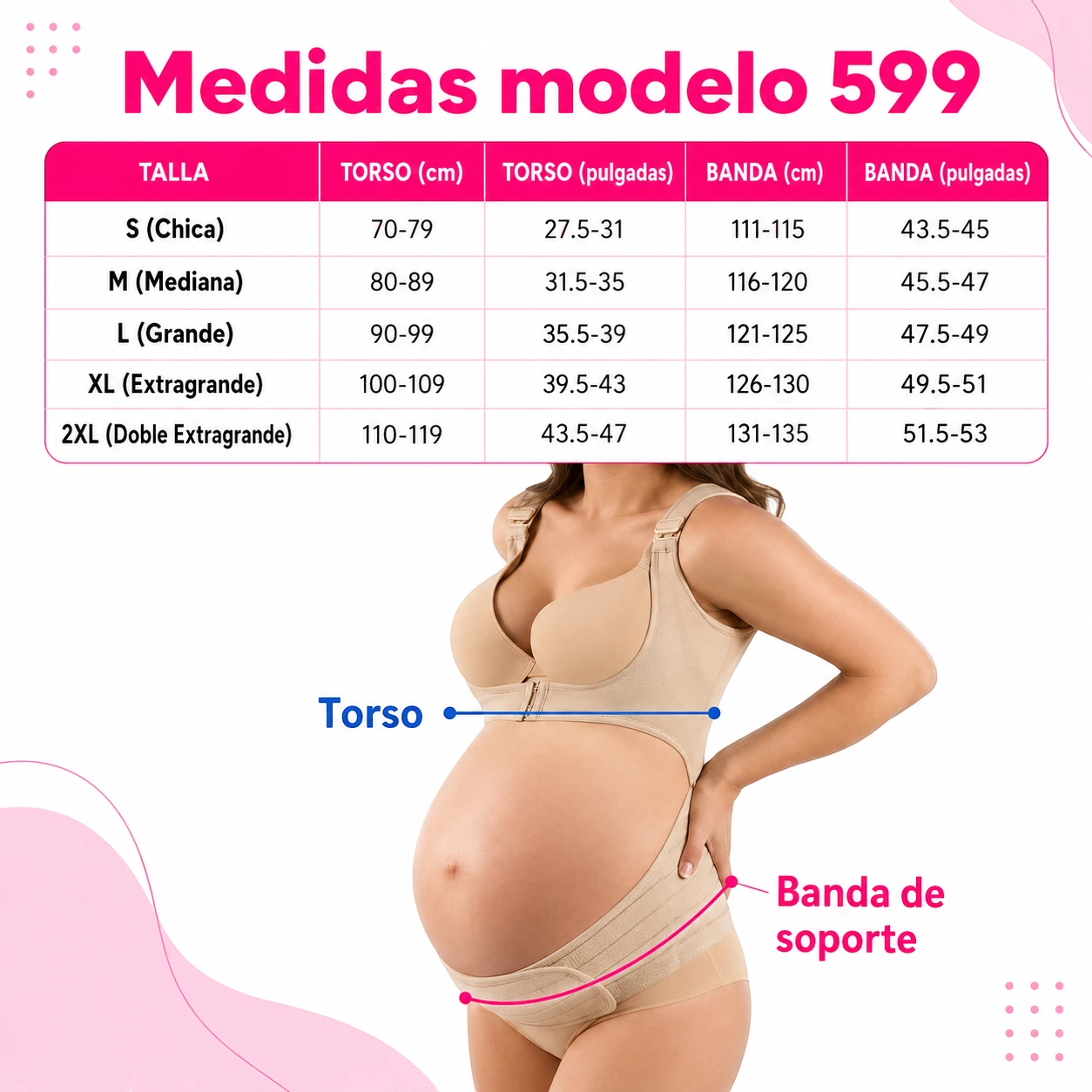 Soporte Maternal con Chaleco Maternal New Look 599 - Image 3