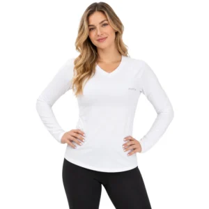 Playera Deportiva Manga Larga Secado Rápido Mujer Haby 62205