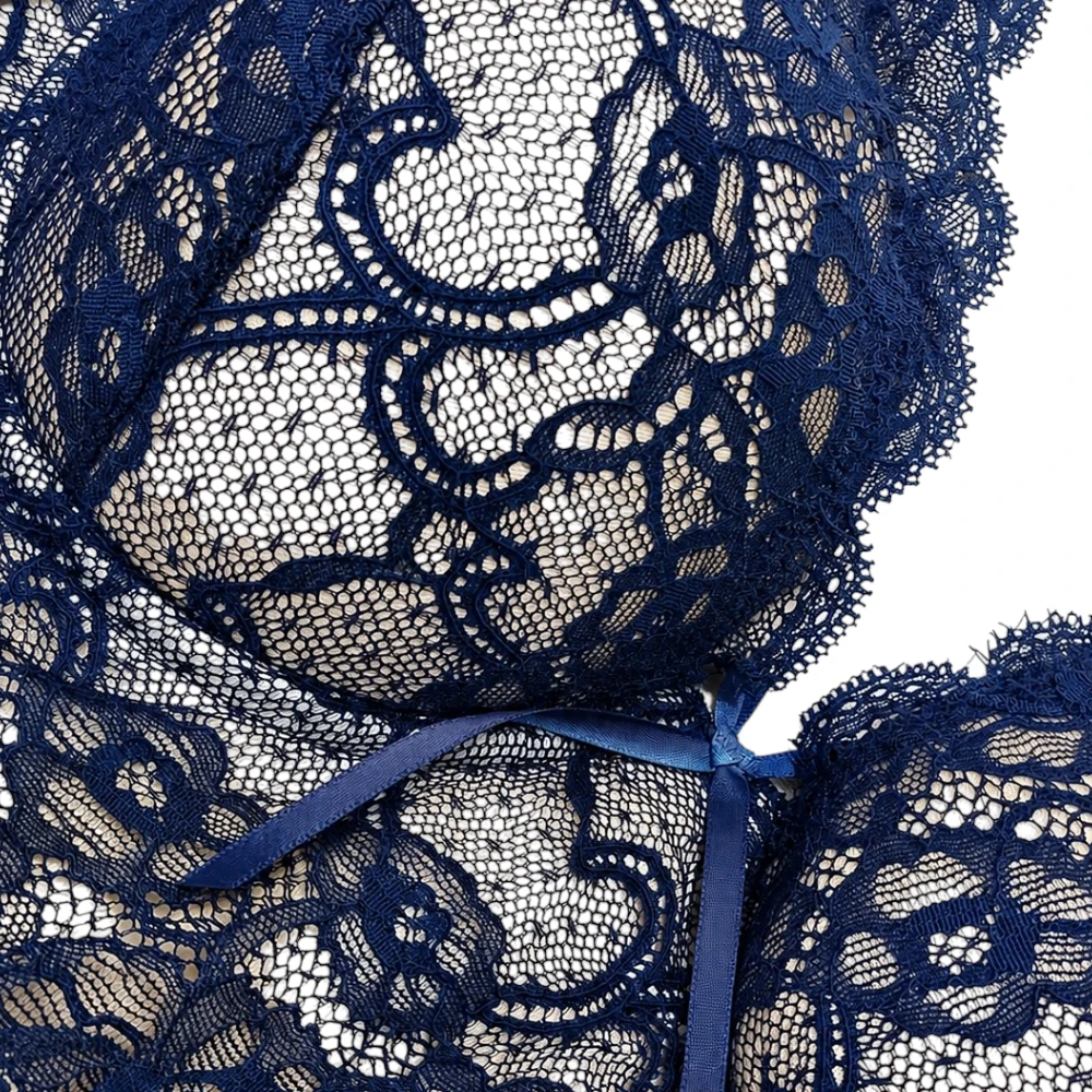Bra Top Espalda Ancha Semi Reforzado Con Encaje Princesse de luxe 701 - Image 4