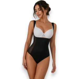 Alternative view of Body Seno Libre Microfibra Control Medio Princesse Luxe 7036