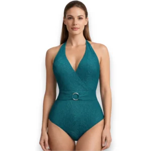 Traje De Baño Completo Halter Con Control Romanza 8138