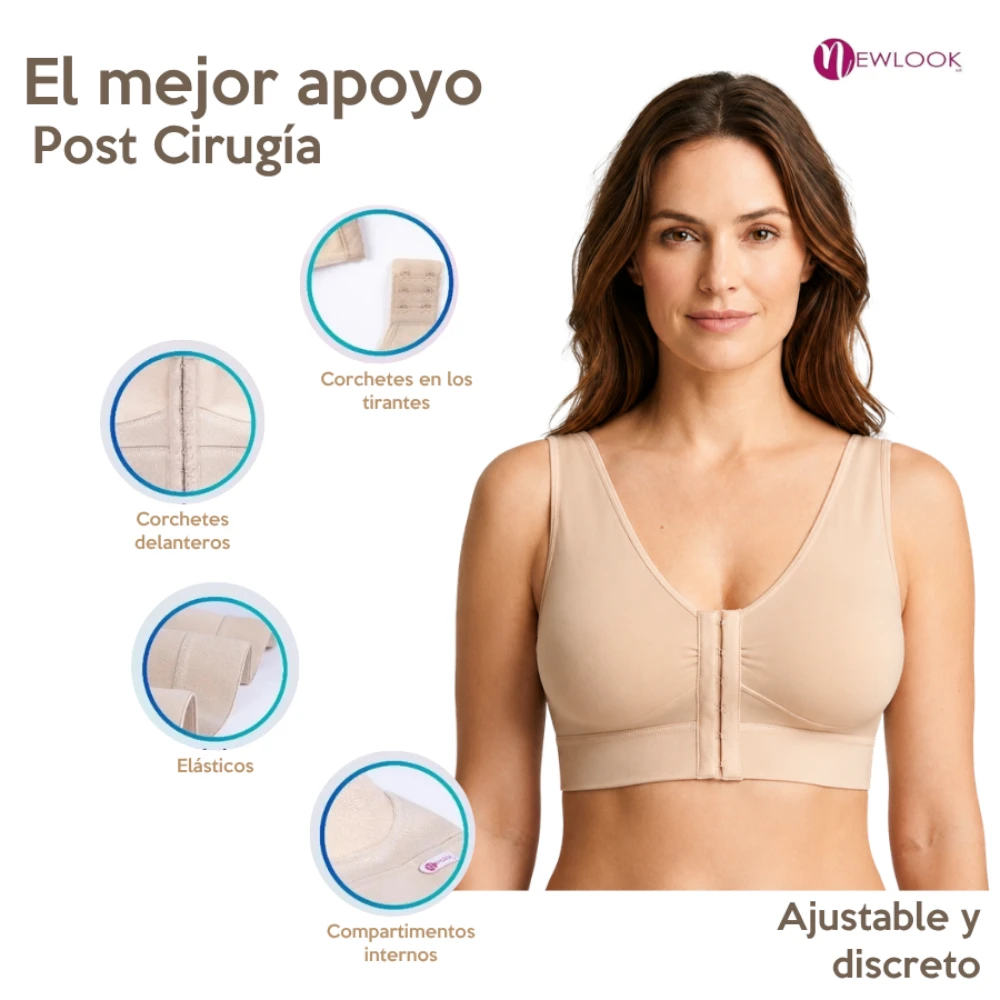 Bra Broche Al Frente Post Operatorio Cirugía 990 New Look - Image 4